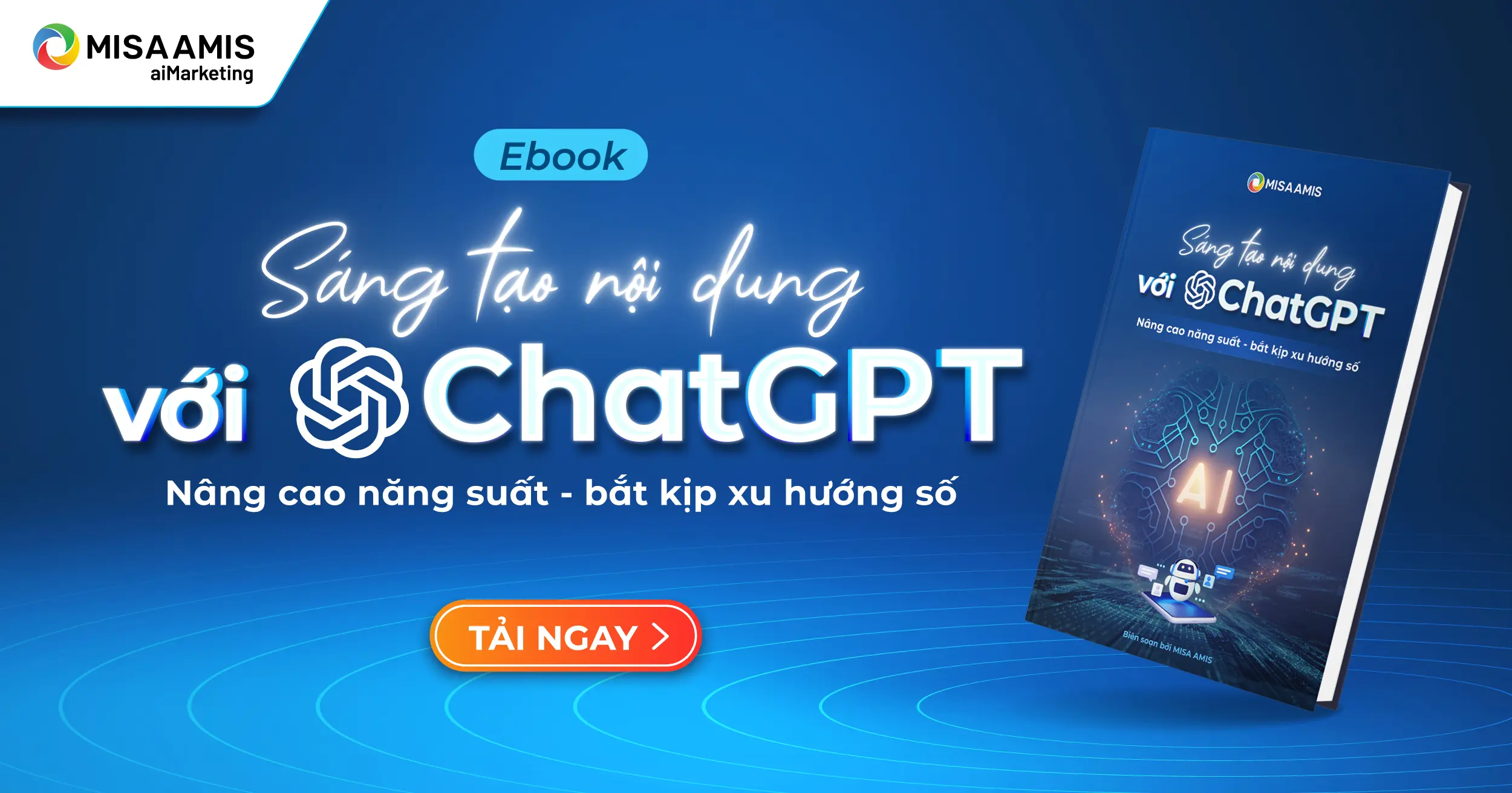 banner sang tao noi dung voi Chat GPT