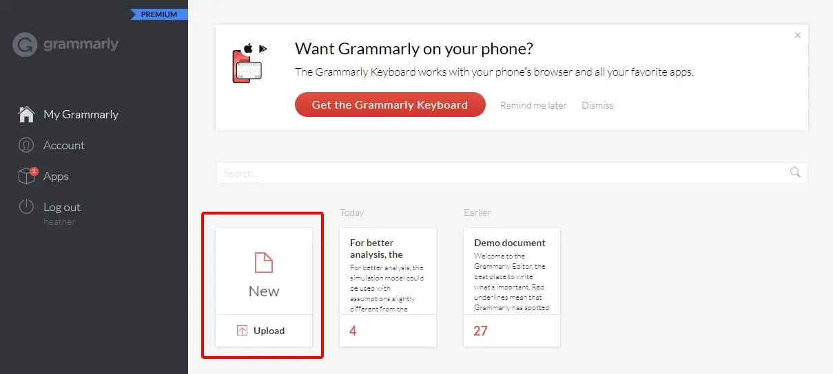 Grammarly hỗ trợ viết kịch bản