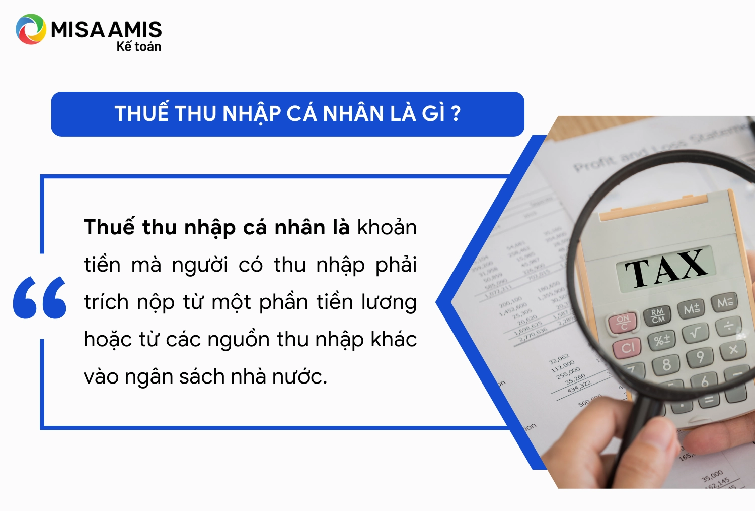 Thuế thu nhập cá nhân là gì?